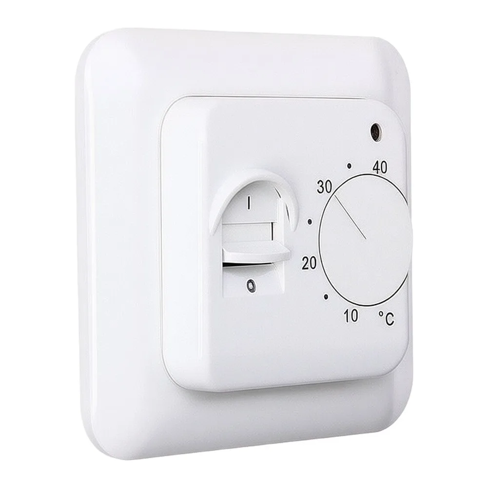 86x86 Mm Mechanical Temperature Controller Thermostat Floor Sensor 16A Electric UnderFloor Floor Sensor Heating