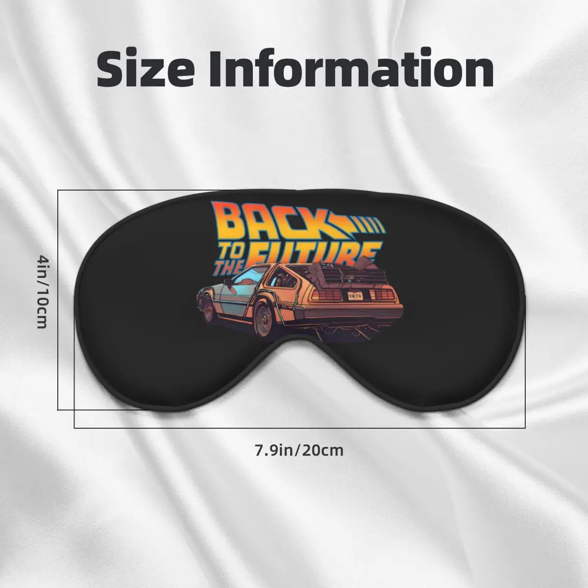 العودة إلى المستقبل أقنعة العين النائمة الخيال العلمي فيلم كوميدي اثنين الجانب قيلولة الصحة العين يغطي فندق الرجال النساء بقع العين الإبداعية