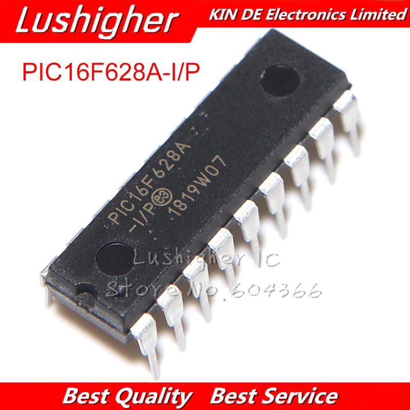 10pcs PIC16F628A-I/P DIP-18 PIC16F628AIP DIP PIC16F628A 16F628A 16F628A-I/P