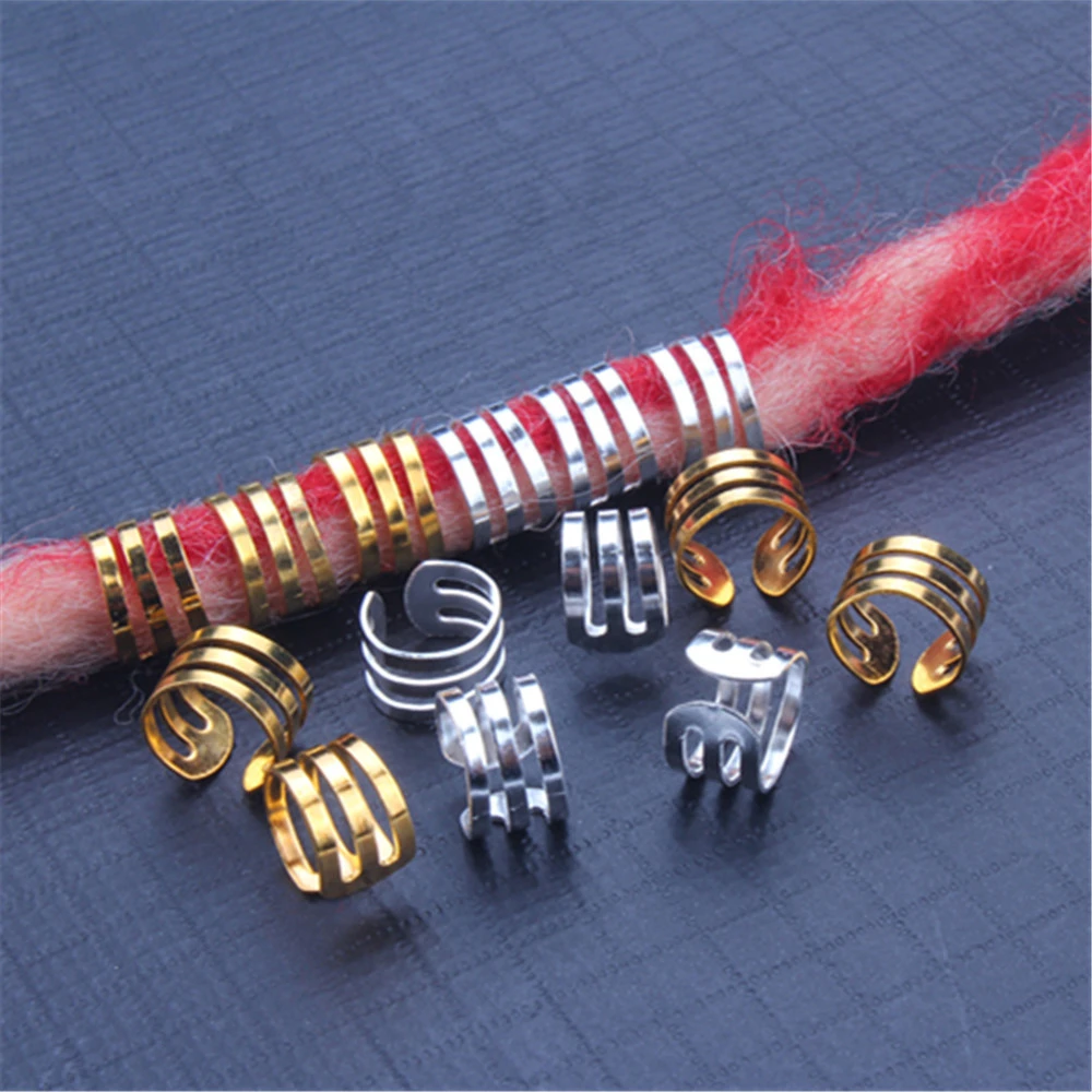 20/30/50pcs Fashion Spiral Hairpin for Women Girls Dreadlocks Hair Clips Punk Metal African Braid Hair Claws Jewelry Accessories