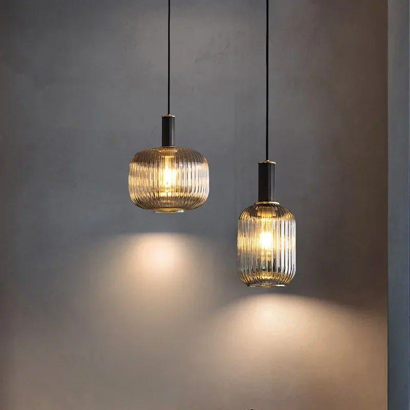 

Europe Vintage Colorful Glass Luxury Pendant Light Lightingfor Restaurant Dining Room Bedroom Bedside Home CeilingHangingLamp