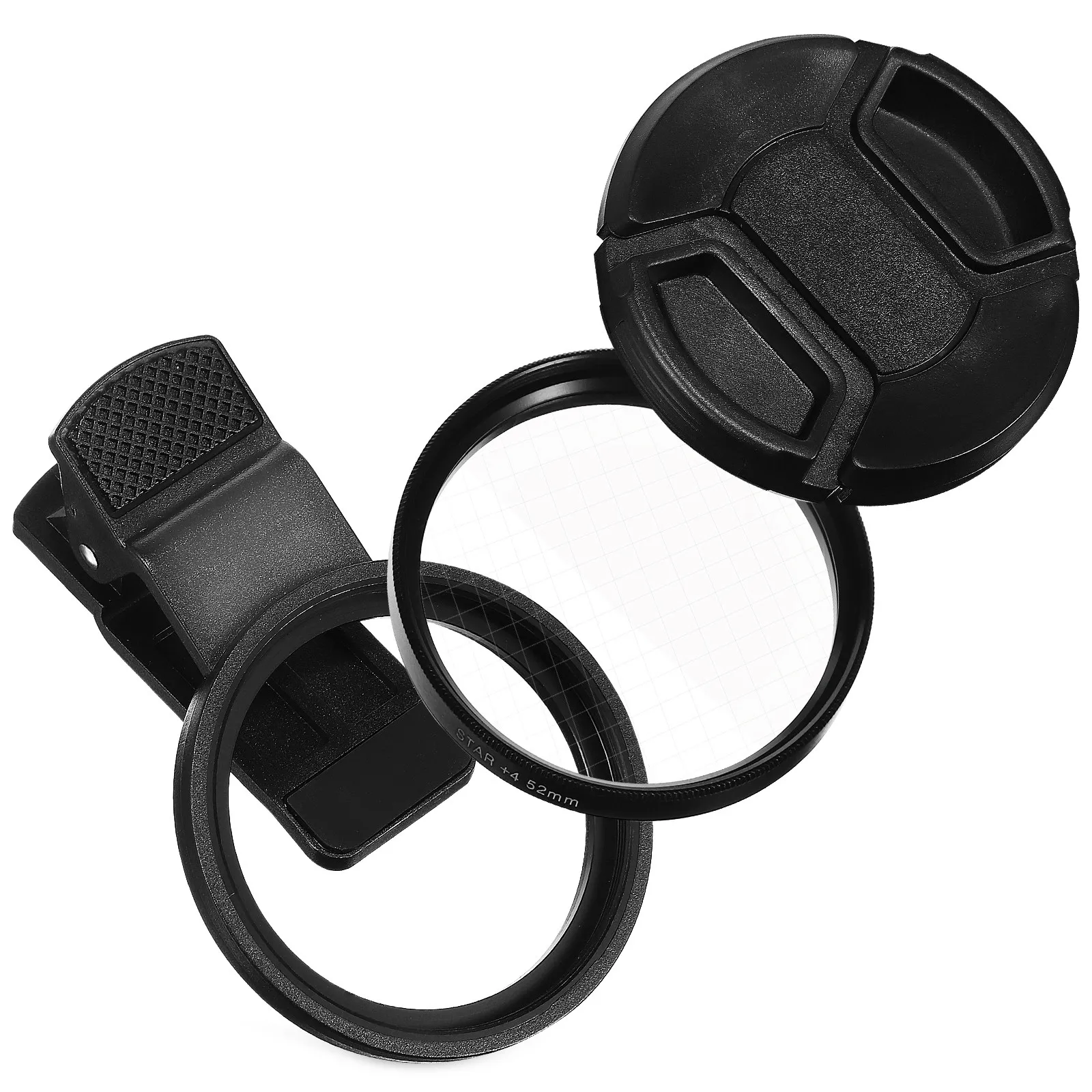Portable Mobile Phone Camera Filter Clip 4 Points 52mm Universal Clip-on Photography Filter Cool Light Diffusion - view 3