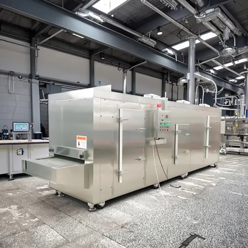 Customized Fully Automatic Efficient Tunnel Quick Freezer 100kg/h-3000kg/h with CE Fast Cooling Product Type Freezing Equipment