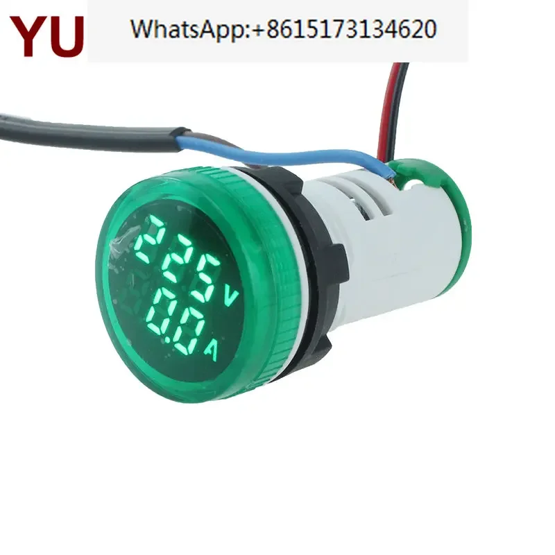 

10 pieces Spot AD101-22VAM with transformer YUMO AC voltage and current dual display meter with hole 22mm circle
