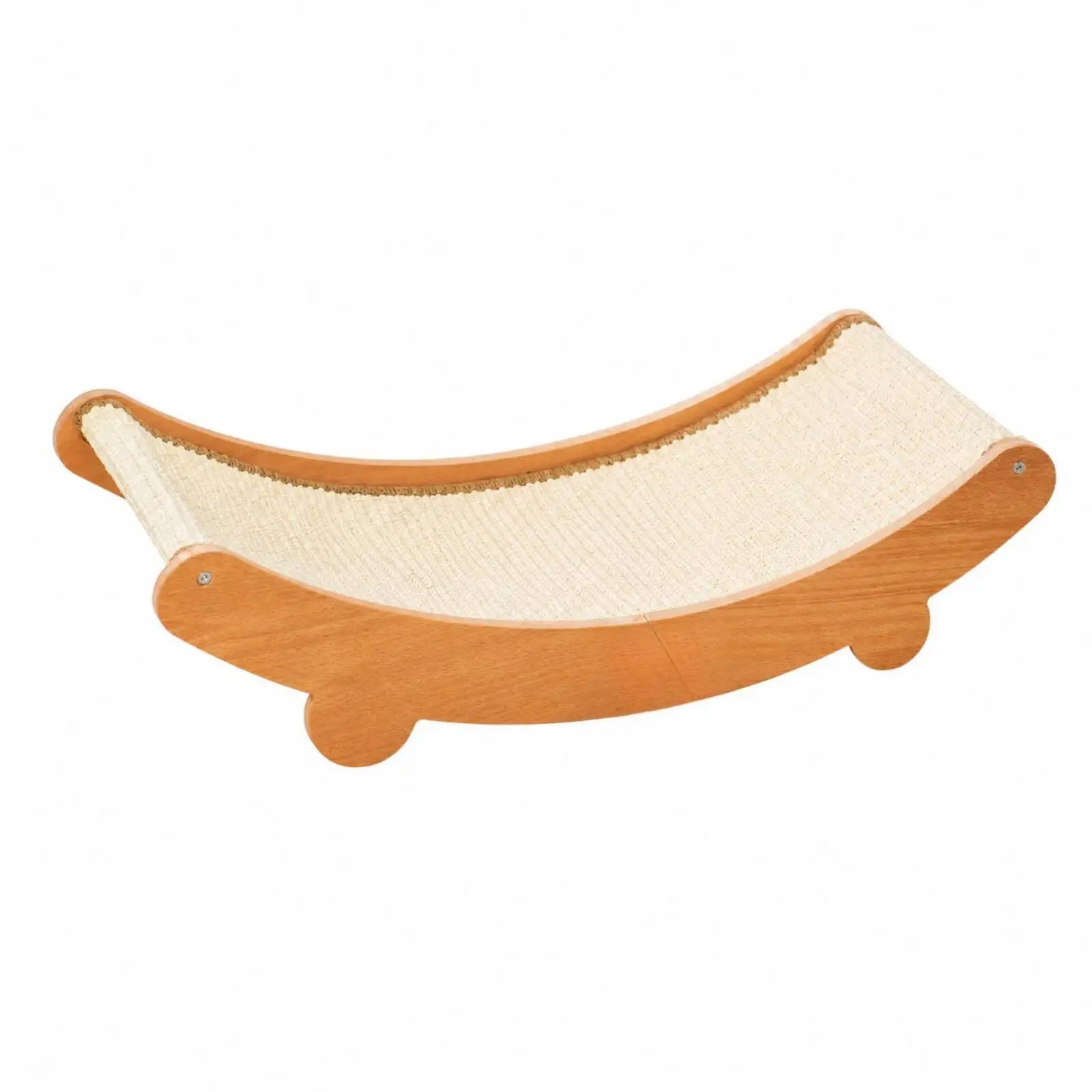 Wooden Cat Scratching Board Furniture Protector Scratching Board with Wood Frame Sisal Cat Scratcher for Homes, Apartments