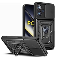 Shockproof Armor Case For POCO X7 PRO Car Holder Phone Cover For POCO X6 X5 X3 Pro X3 NFC F6 Pro Camera Lens Protection Fundas