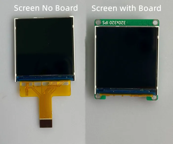 ESP32/STM32 IPS 1.54 inch 12PIN 262K Color TFT LCD Display Screen ST7796 Controller 320(RGB)*320 SPI Interface