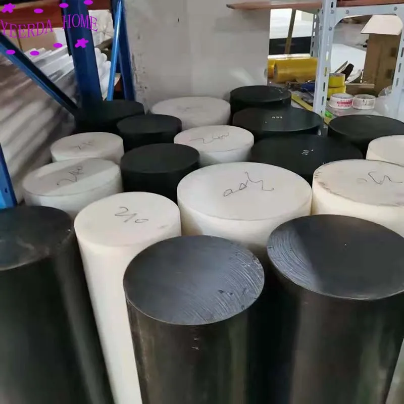 HDPE قضيب أسود أبيض فائقة عالية البوليمر البولي ايثيلين قضيب اومو قضيب بالقطع dia.10mm ~ 45 مللي متر بالجملة