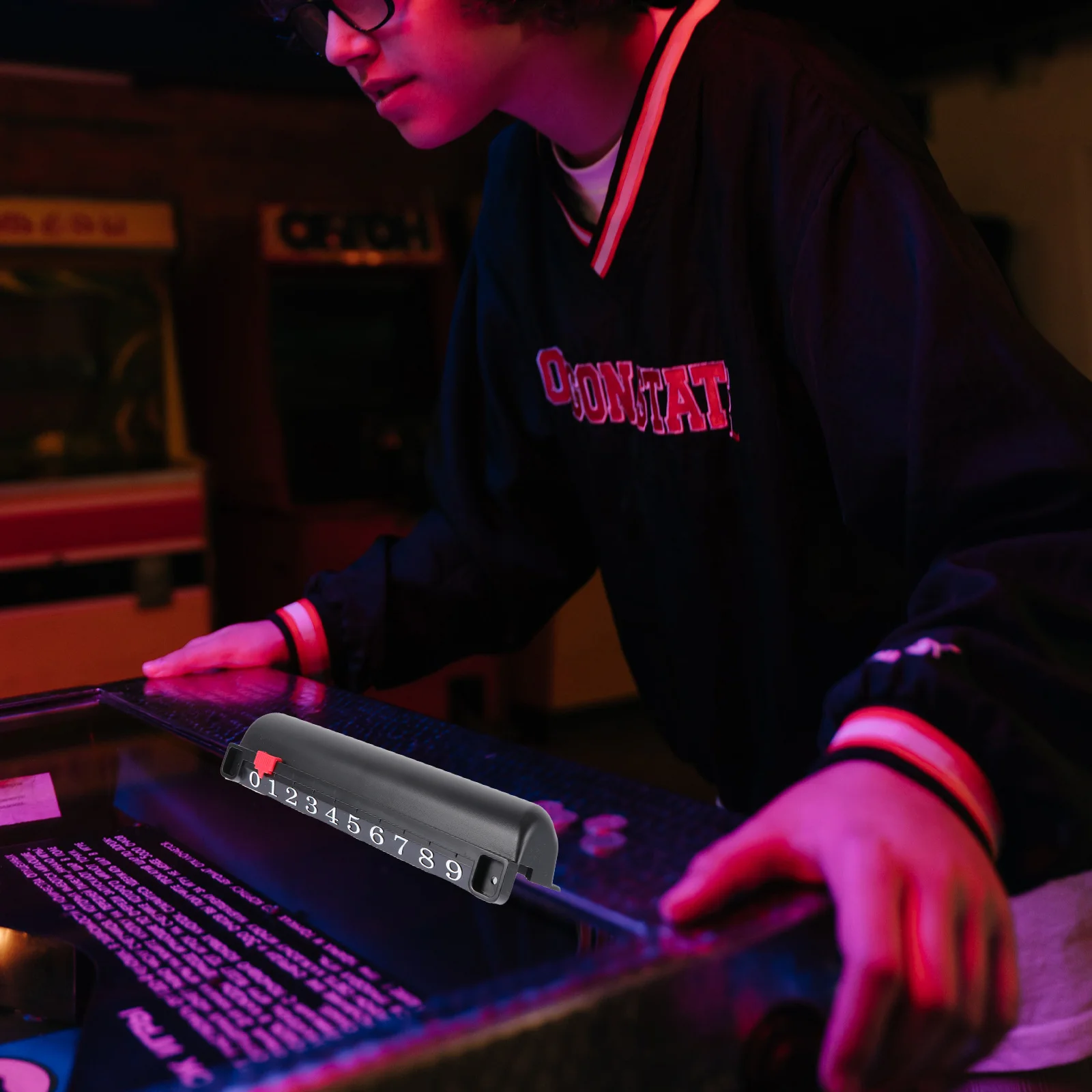 2 قطعة ملحقات طاولة هوكي الجليد وحدات تسجيل مدبرة النتائج البلاستيكية المتينة لغرفة الألعاب صندوق تسجيل طاولة اللعب الداخلية #4