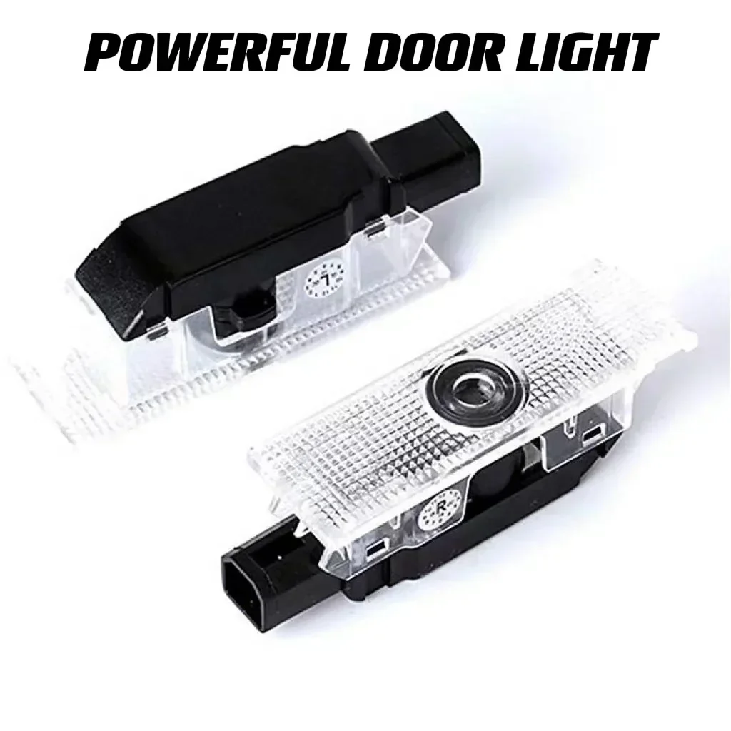 

2X HD LED Car Door Badge Light Projector Courtesy Logo Lamp For Maserati Quattroporte Ghibli M157 Levante Car Goods Decoration