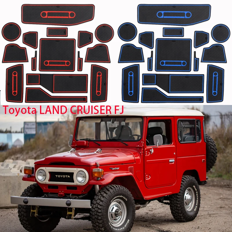 

Car Door Groove Mat For Toyota LAND CRUISER FJ Door Slot Pads Modified Dust Pad Storage Pad Car Accessorie