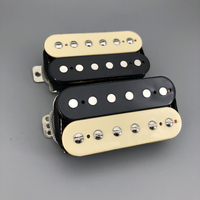 Alnico 5 Guitar Pickups 2 Wires HH Bridge and Neck Humbucker Pickups Zebra or Black Cover