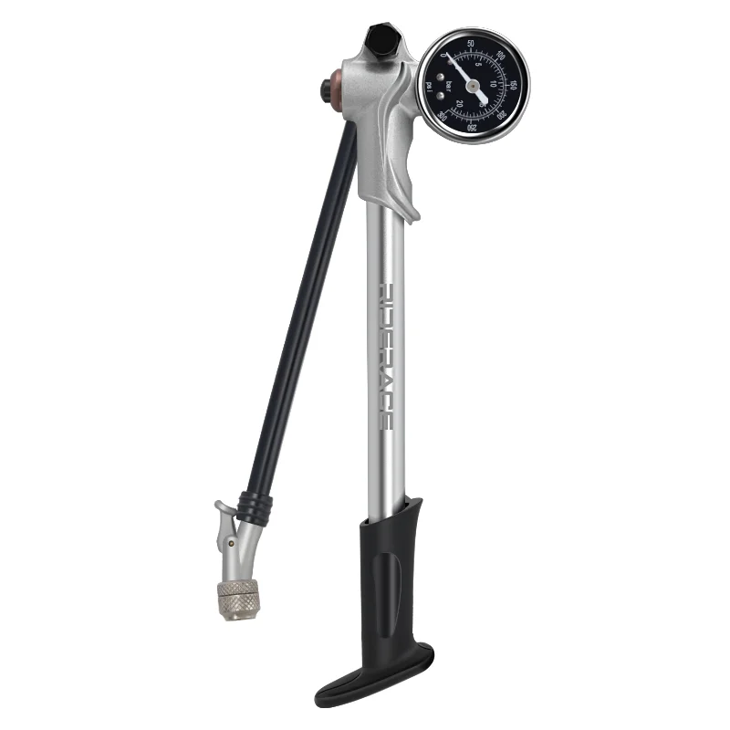 AliExpress riderace Bicycle Air Shock Pump 300psi With Gauge High-pressure Portable Bike Fork Rear Suspension Pump Hand Tire Air Inflator
