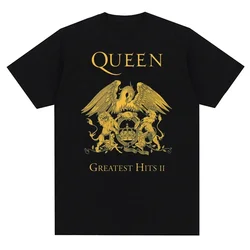 Streetwear Clothing Vintage Queen Rock Music Band Summer T Shirts Fashion Men/Women Casual Short Sleeve Tees 2024 New  ﻿