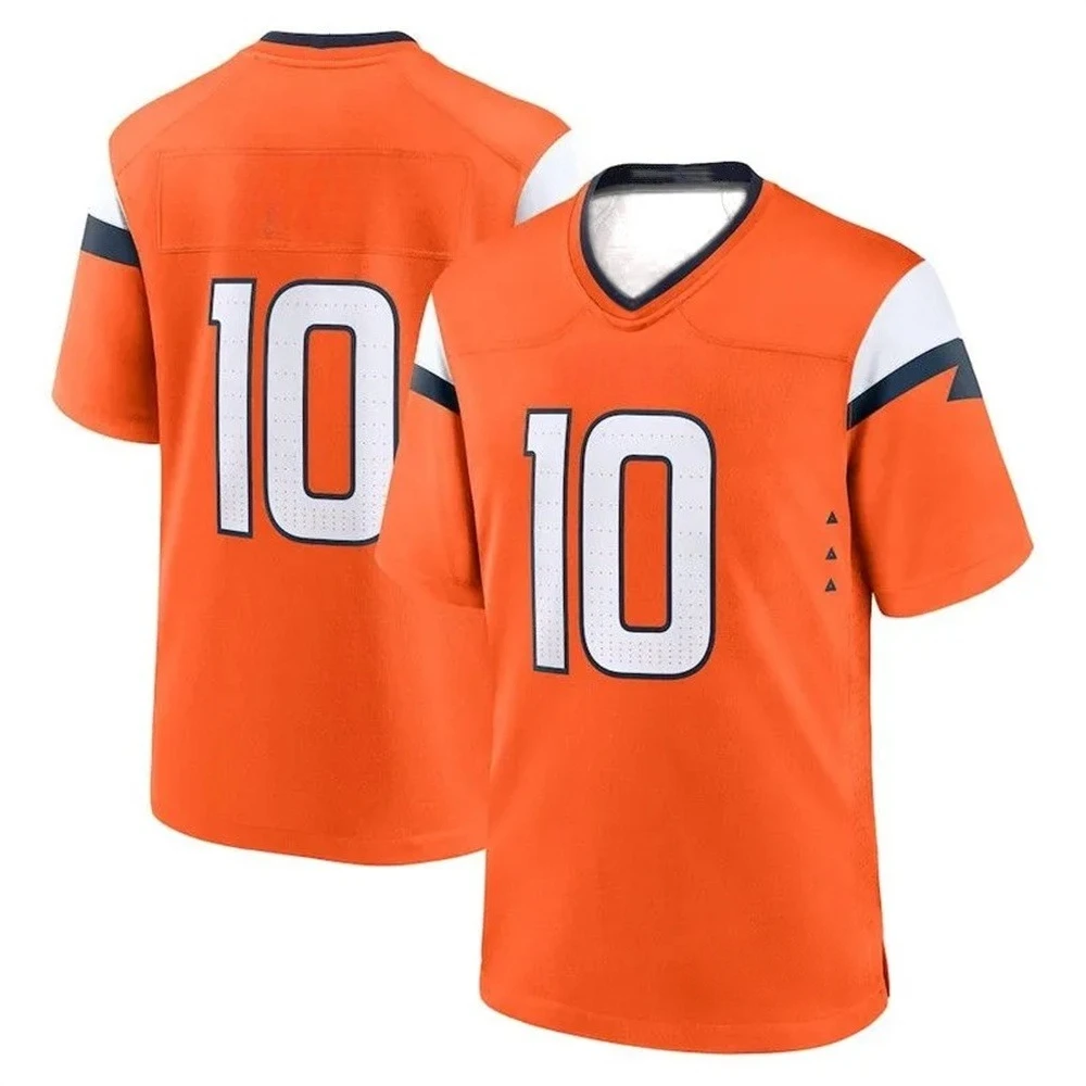 25 verão novo rugby manga curta denver adulto masculino e feminino broncos treinamento wear camiseta crianças roupas esportivas casuais topos