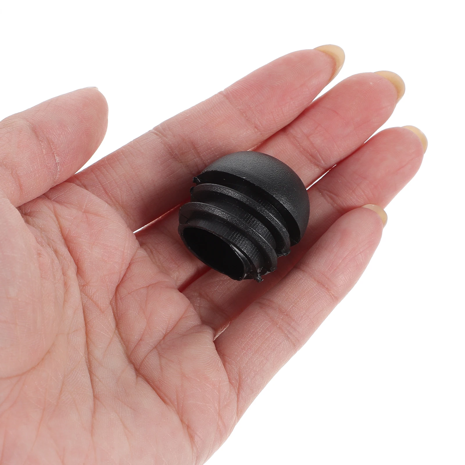 

100pcs Round Tube Chair Leg Caps Plastic Floor Protectors End Caps for Furniture Smooth Moving Noise Reduction Black for Chairs