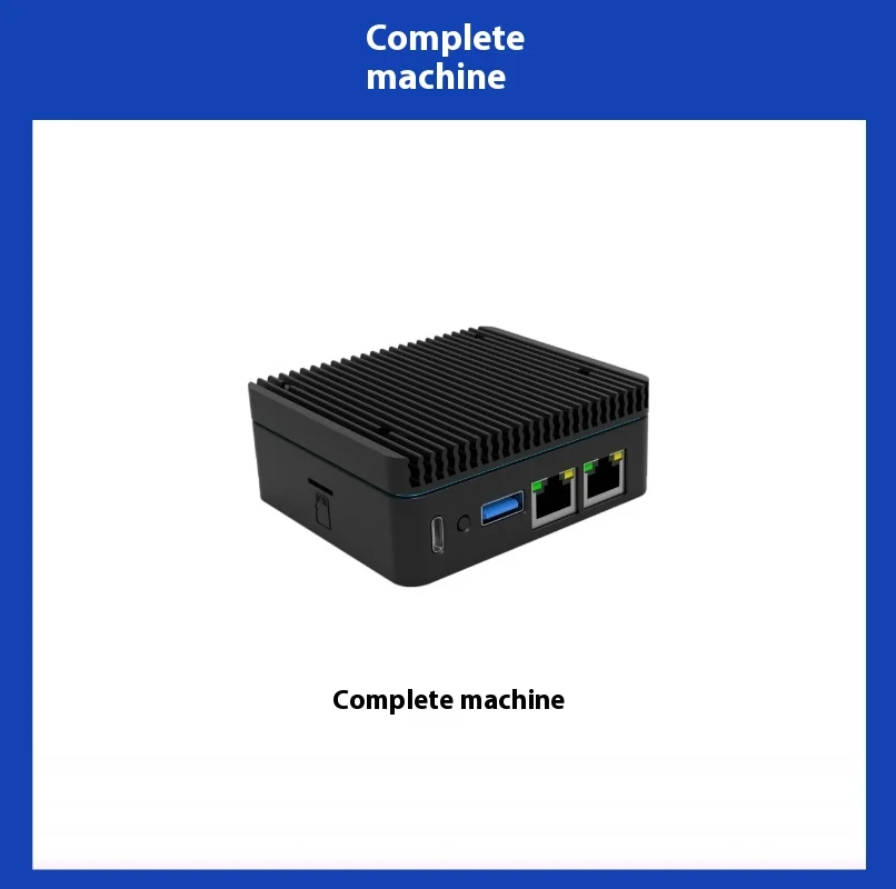 E25 SBC 4-Core ARM Dual 2.5G Ethernet Metalen koellichaambehuizing Core Board Upgrade-ontwerp
