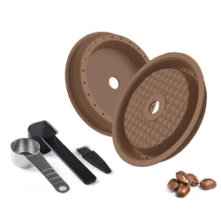 Tapas reutilizables para cápsulas de café Nespresso Vertuoline originales, tapas de silicona de grado alimenticio para cápsulas rellenables Nespresso Vertuo