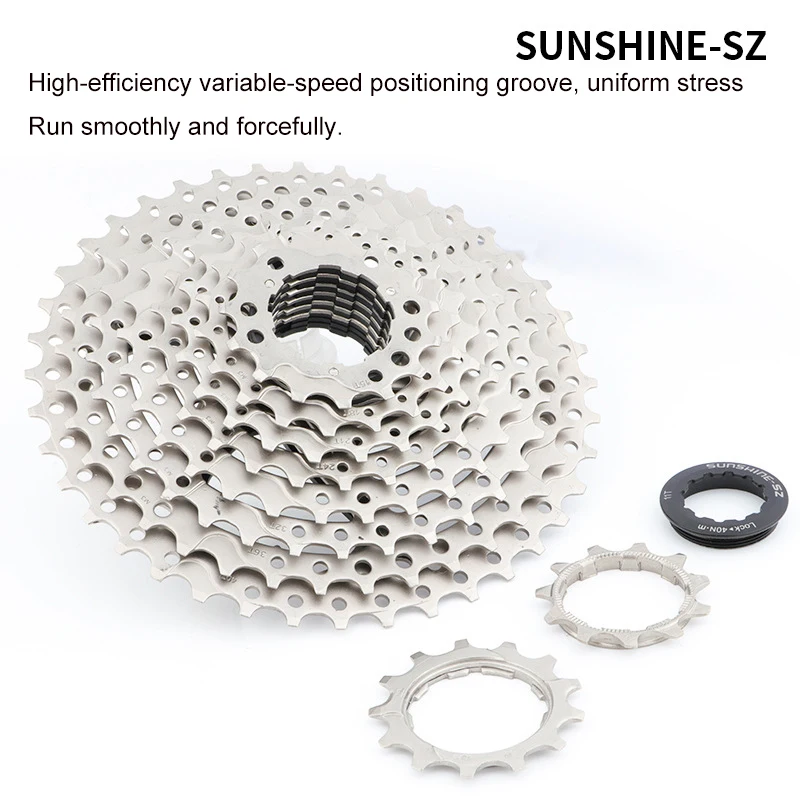 Variable Speed Road Bicycle Freewheel 8s 9s 10s 11s 12 Speed 11-23T 25T 28T 32T 34T 36T Steel Cassette Flywheel for Shimano SRAM