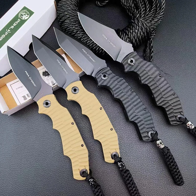 Outdoor folding knife, high hardness, heavy-duty self-defense, outdoor survival knife, sharp camping multifunctional