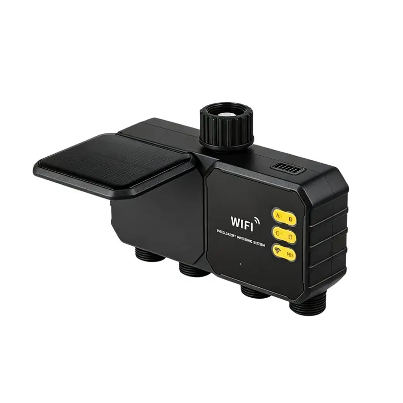 ABYN-Garden Water Timer Smart Water Timer For Garden Hose 4 Outlets With Rain Delay/Automatic/Manual Watering System