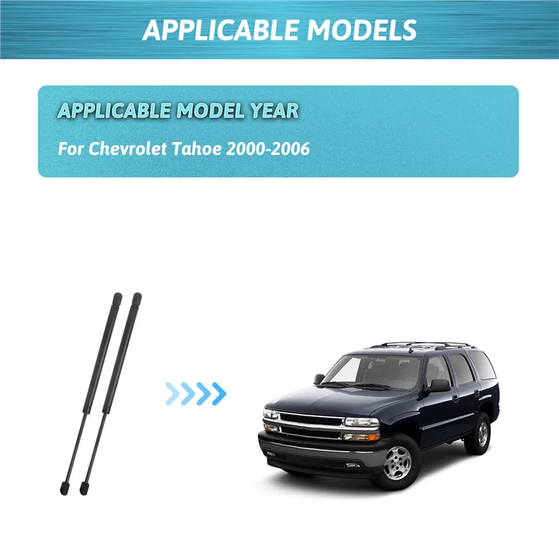 2Pcs/Set Rear Trunk Tailgate Window Gas Struts Support Lift Gate Struts For Chevrolet Tahoe 2000 2001 2002 2003 2004 2005 2006