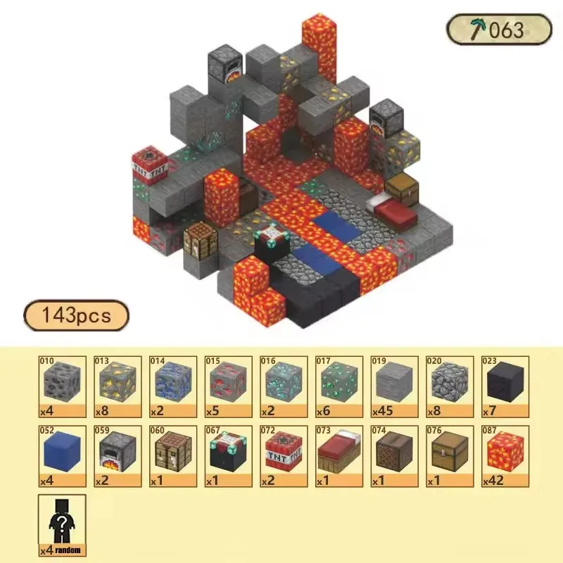 143pcs without box