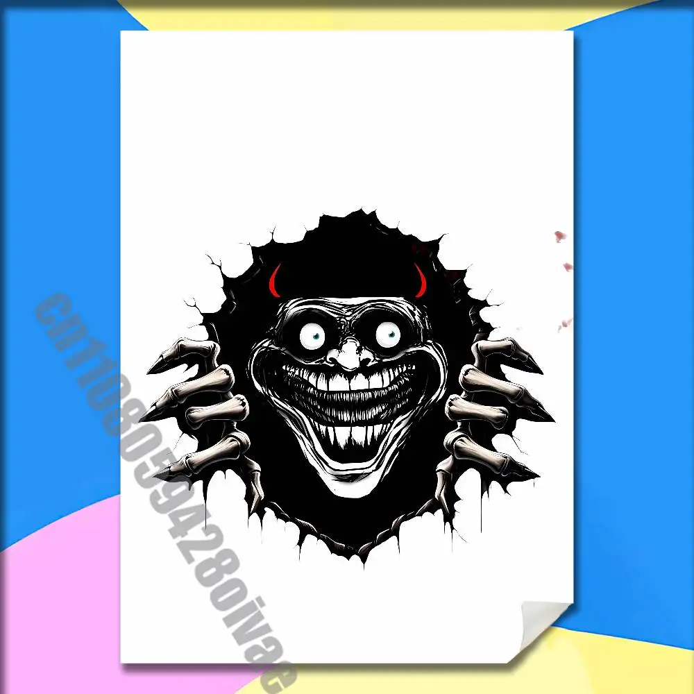 Ugly T-Trollface T-Troll Funny Face Poster Sticker For Home
