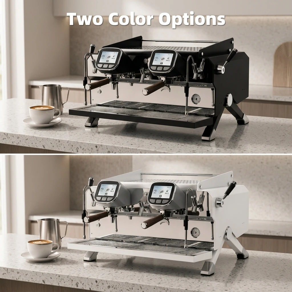 Heating System Professional Touch Screen Tea And Coffee Brewing Maker Espresso Making Machine