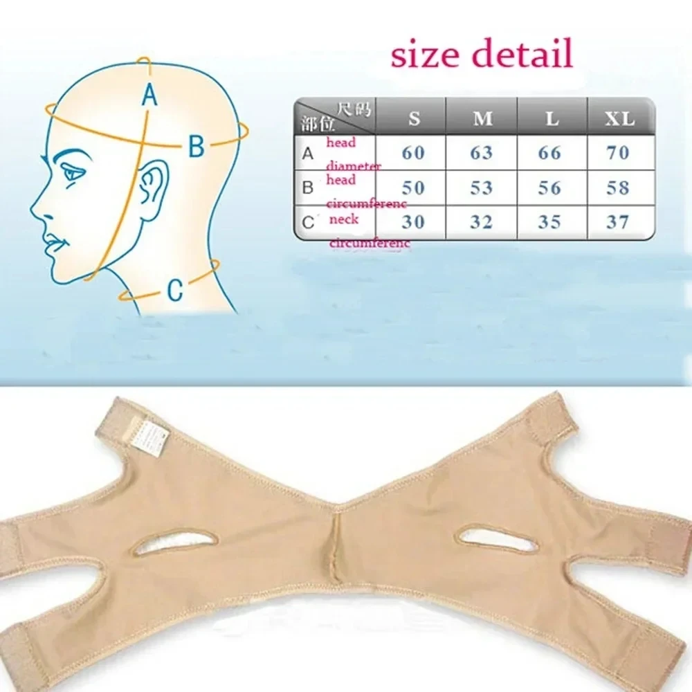 2pc Face Sculpting Sleep Band Face Slimming Bandage V Line Cheek Chin Neck Shaper Massage Strap Belt Relax Lift Up Mask Beauty