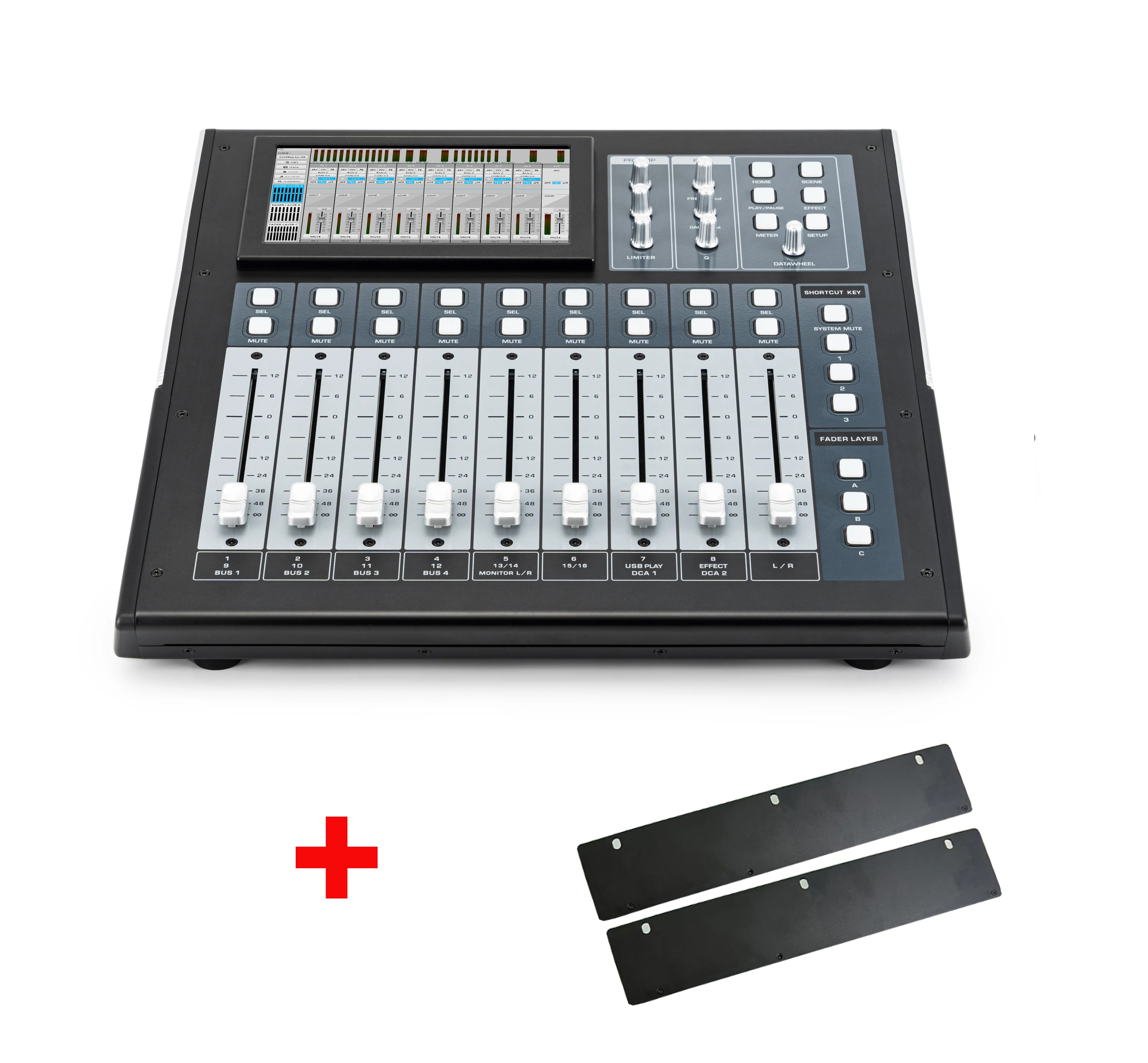 

X16B Профессиональный цифровой аудиоконсольный микшер, 12 микрофонов, 4-линейный вход, дисплей с алюминиевой подсветкой, USB-запись, встроенные эффекты