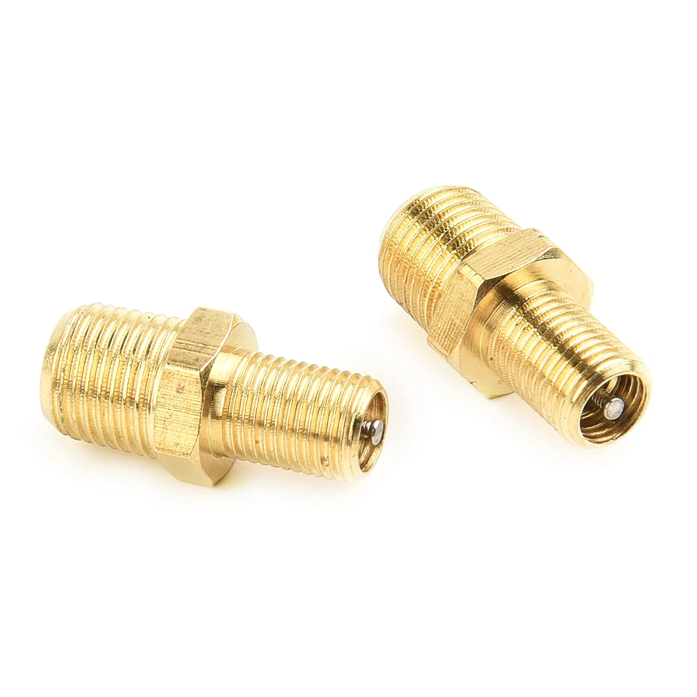 Fill Valve Valves 6.35mm Standard Thread Air Compressor Hexagonal Valves Tank Fill Valve 1/8\\\