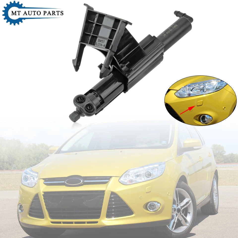 MTAP Car Accessories Front Headlight Washer Nozzle For Ford Focus MK3 2012 2013 2014 2015 Front Bumper Headlight Water Spray Jet