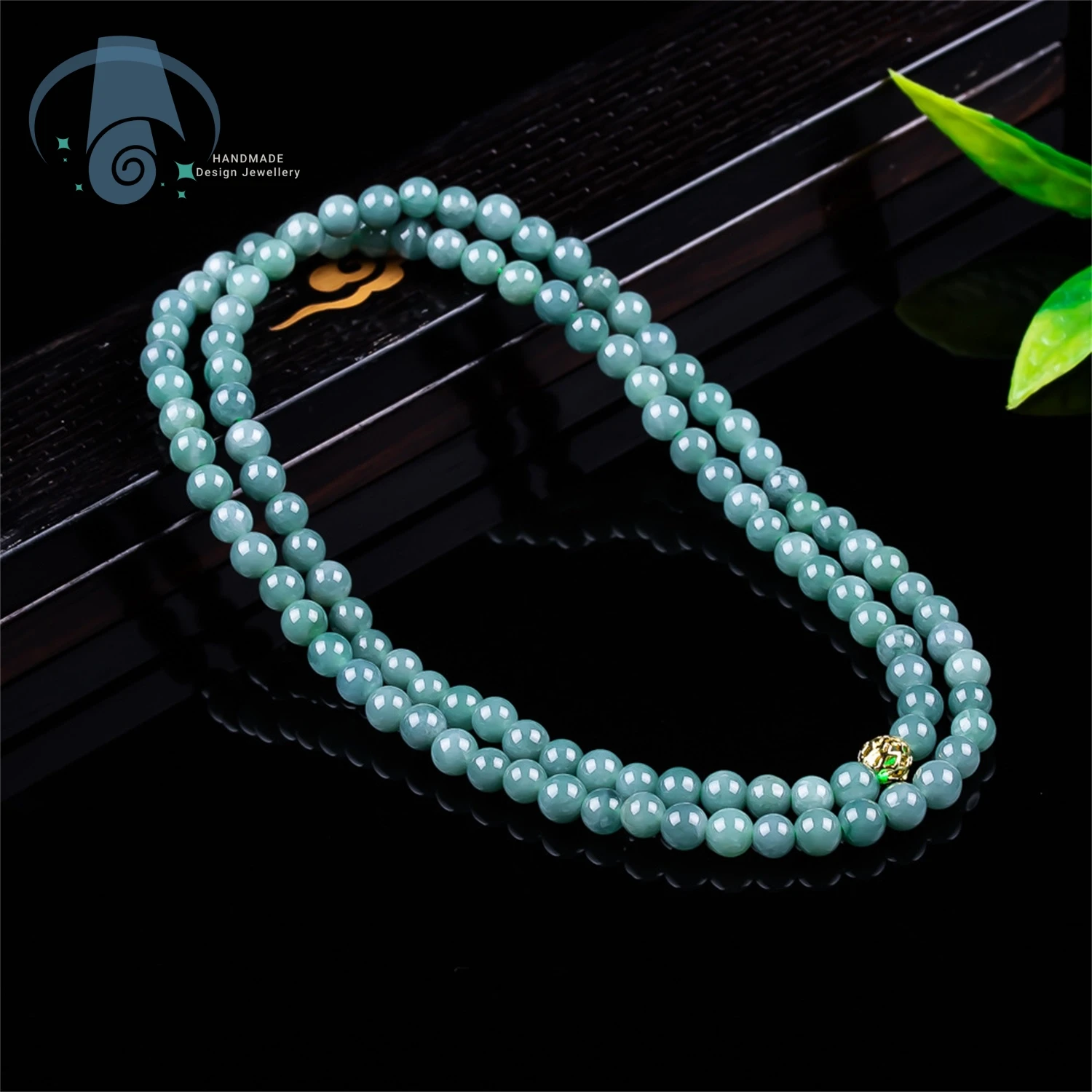 grade-a-blue-water-jadeite-108-round-bead-necklace-bracelet-full-color-natural-genuine-hand-polished-fine-jewelry-gift-for-women