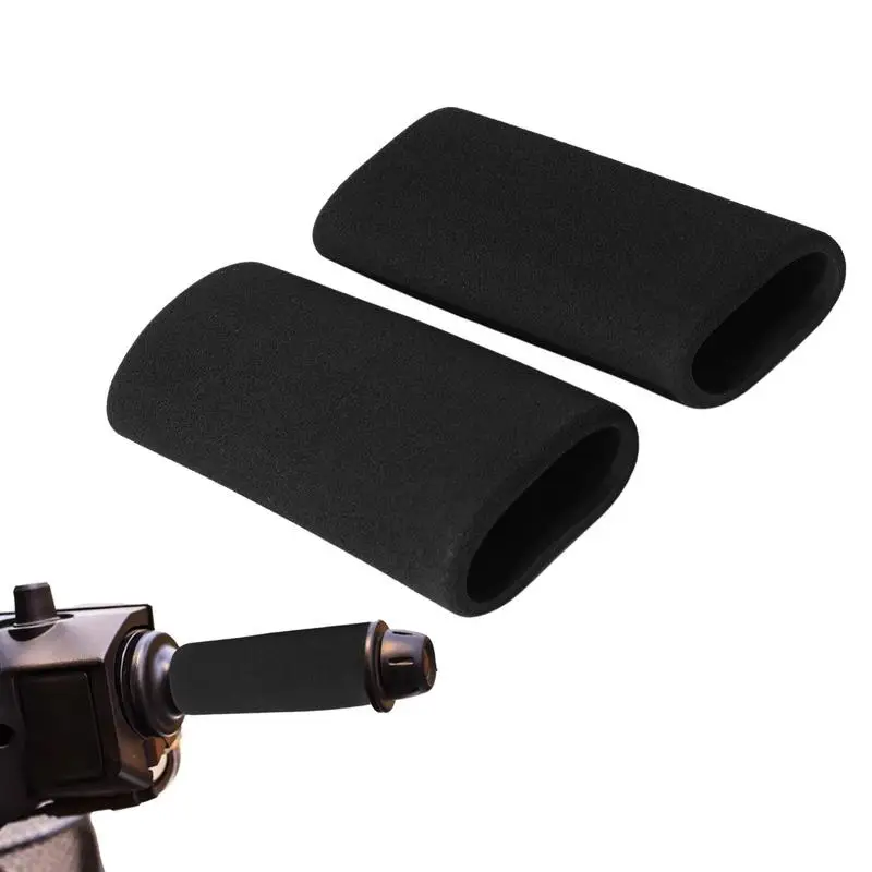 Motorcycle Foam Handle Cover Anti-Slip And Anti-Vibration Motorcycle Grips Cover Easy To Install Universal Motorbike Accessries