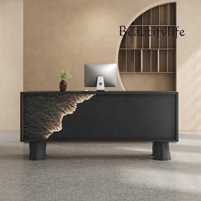 Shop Black Wabi Sansi Wind Collection Desk Creative Homestay Front Desk New Products