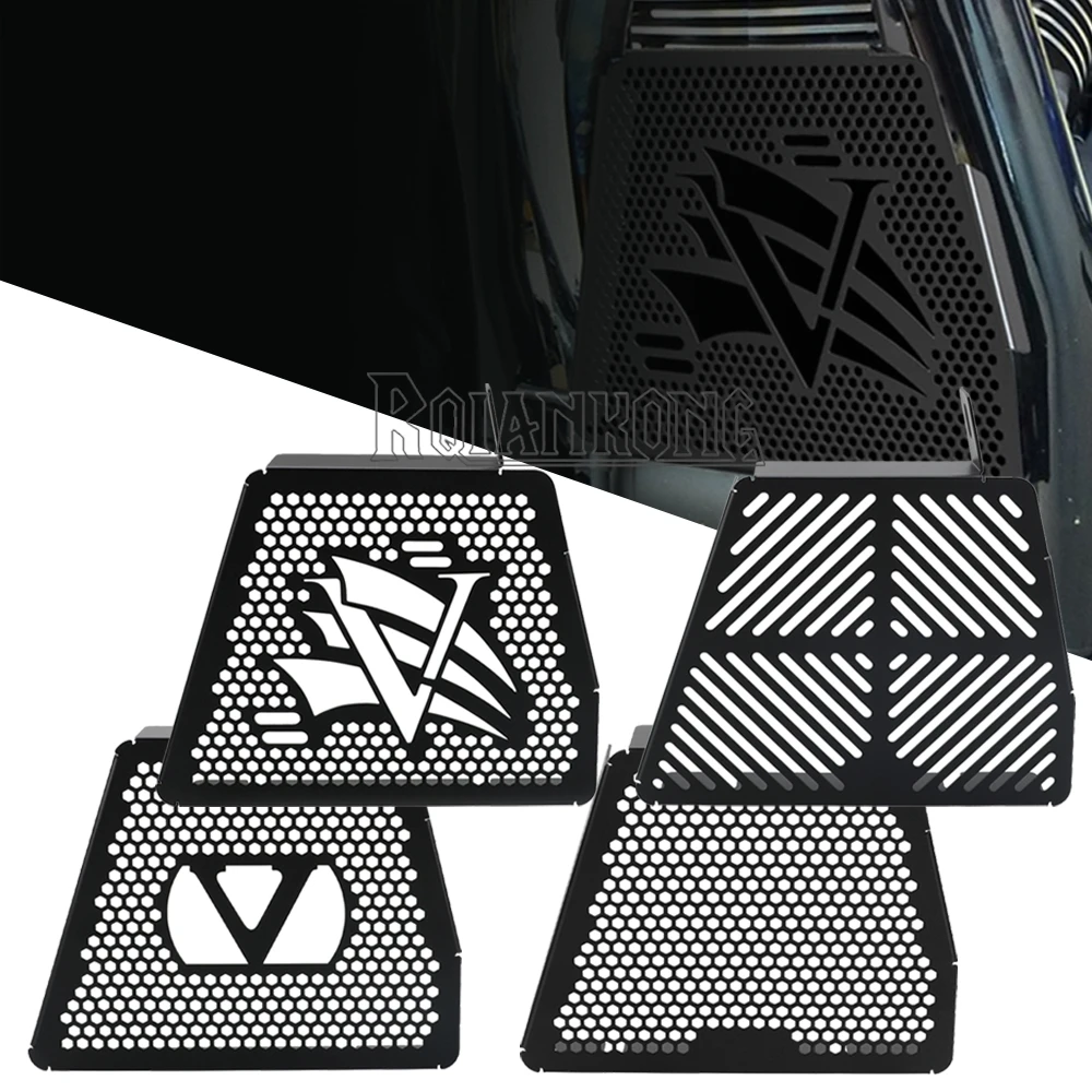 

2025 Radiator Grille Guard Protection Cover For Victory Cruiser / Hammer / Vegas 8 Ball / King Pin / Judge/ Highball 2008~2024