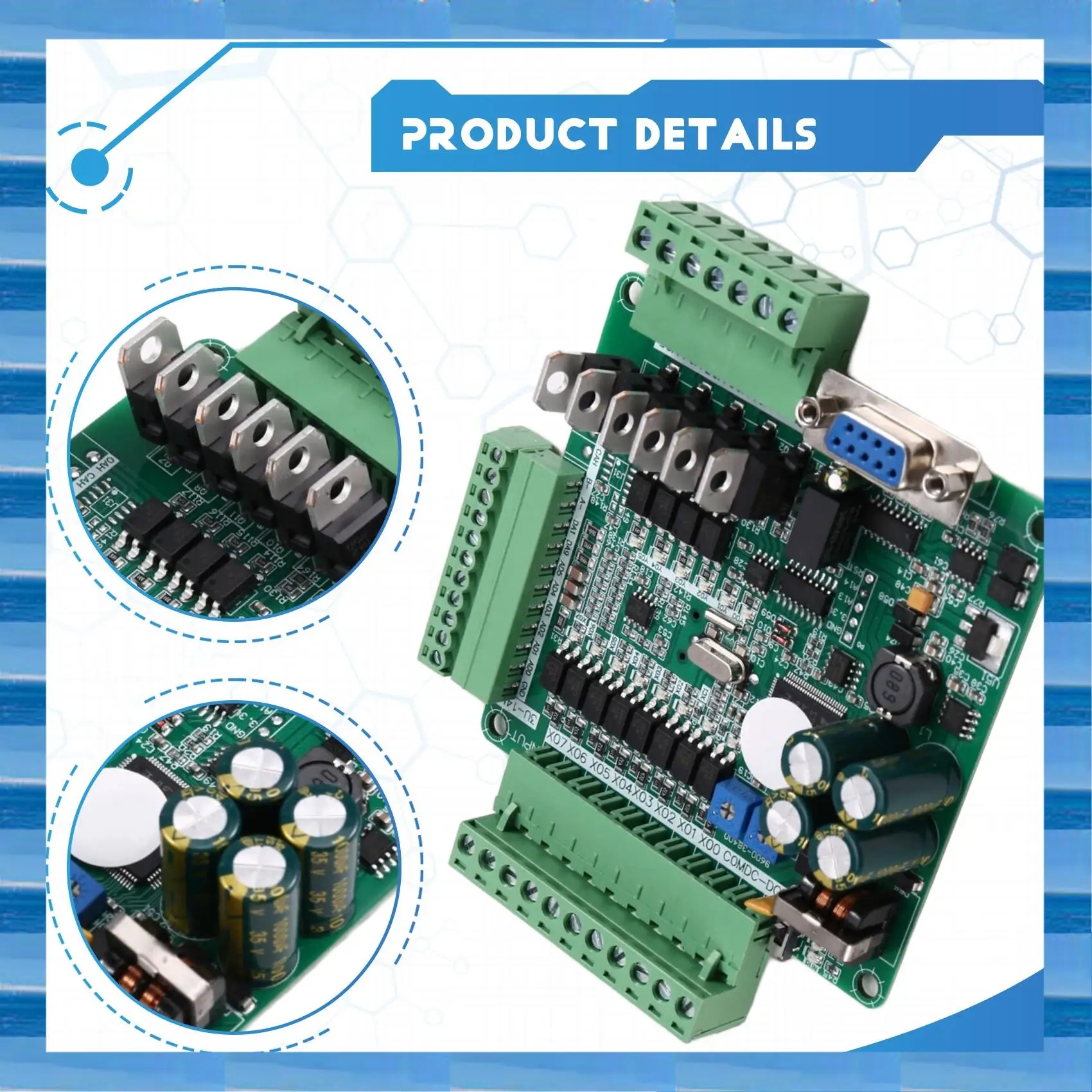 

AT53 High Speed With Analog Programmable Controller PLC Industrial Board