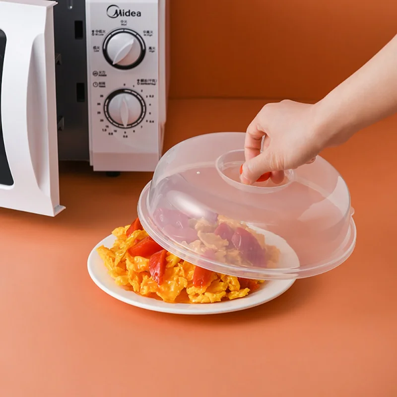 Microwave Exclusive Heating Cover Food Splash Proof Cover Plastic Insulation Vegetable Household Fresh-keeping Cover