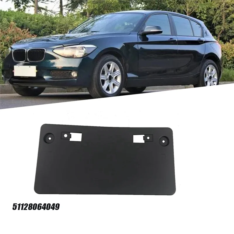 Reliable-Car Rear Licence Plate Base Holder Parts 51128064049 For BMW 1 Series F20 F21 LCI 114D 116D 116I 118D 118DX 2014-2019 3
