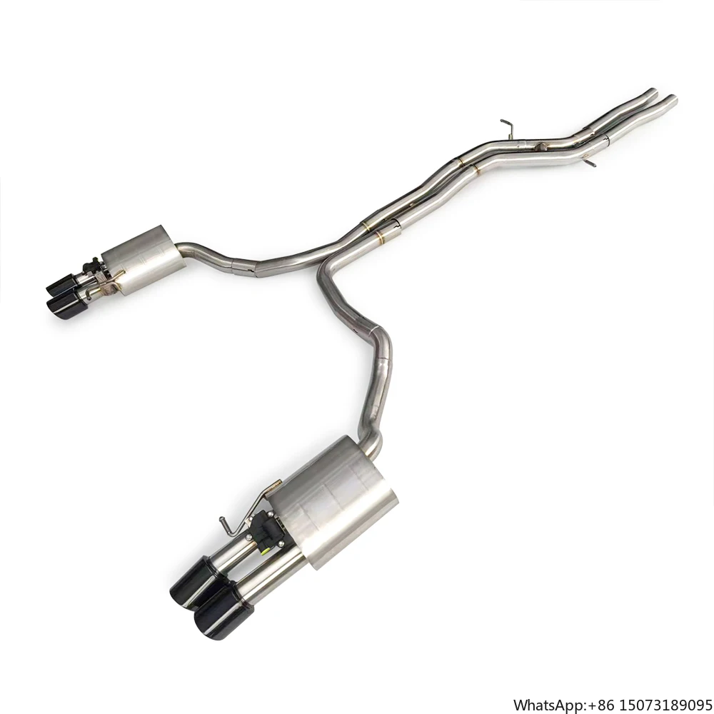 Sistema de Escape Catback de Alto Desempenho com Sistema de Controle de Válvula, Adequado para A7 C7 3.0T 2012-2017, Venda Direta de Fábrica