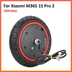 36V 350W Motor For Xiaomi M365 1S  Pro Electric Scooter 8.5 Inch Solid Tyre Wave Point Front Wheel Engine Parts