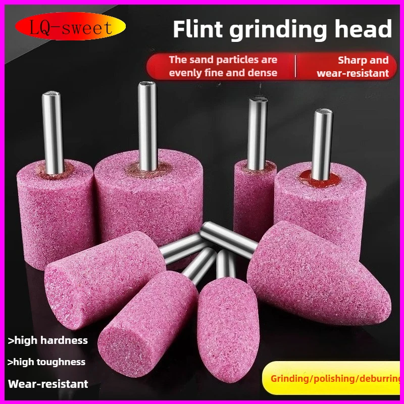 

Firestone Red Corundum Small Grinding Wheel, 6mm Diamond Grinding Wheel for Electric Drill, Internal Grinding Head