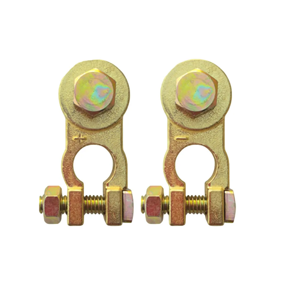 

1 Pair Car Terminal 17-19Mm Positive 15-17Mm Negative Thickened Auto Connector Heavy Duty For Truck Cable Clamp