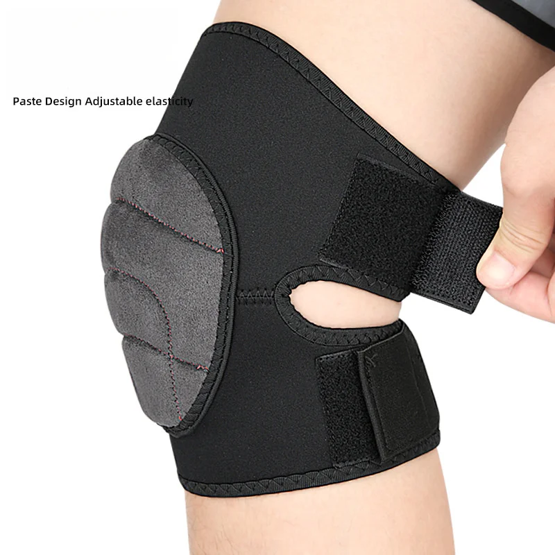 Sports Knee Pad Protective Sponge Adjustable Knee Support for Dancing Kneeling and Sports Activities