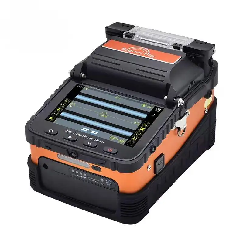 

Signalfire AI-6C ai6 ai6c 6 motors 8S fast splicing machine fusion splicer fiber optic equipment