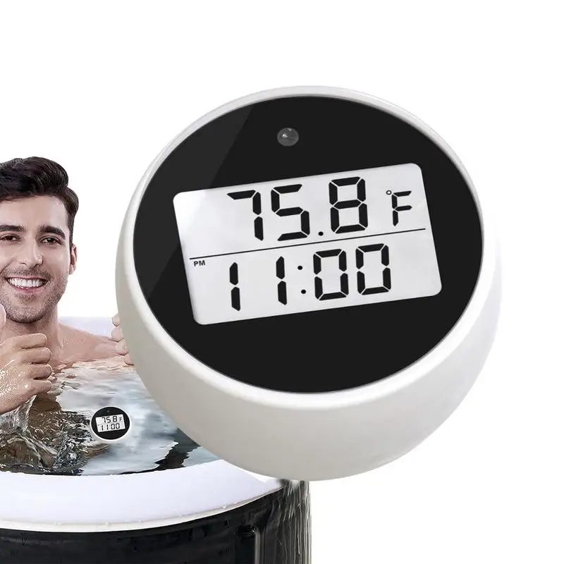 Floating Digital Ice Bath Thermometer With Accurate Temperature Readings IPX6 Waterproof LED Display Spa Pool Thermometer