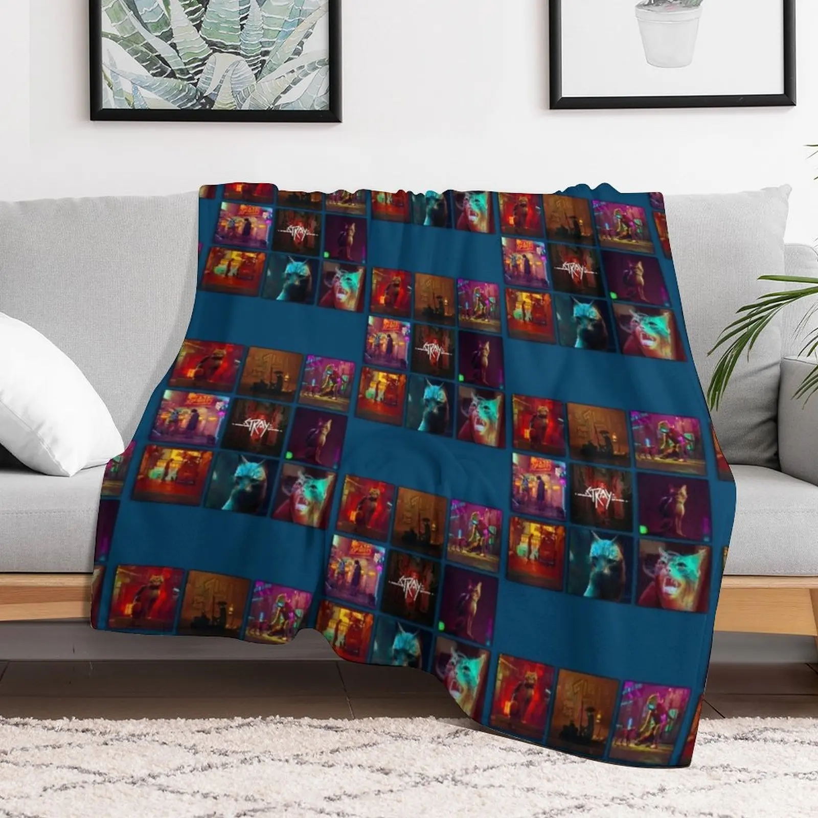 Stray Game - Cat Game - 9 image of stray game Throw Blanket Hairy Nap Fashion Sofas Large Blankets