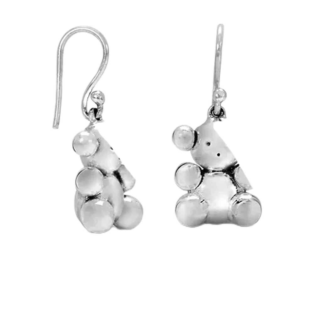 Don't Miss Out! S925 Sterling Silver Spain Bear Earrings, Modern & Elegant, Boost Your Confidence with a Discounted Price!