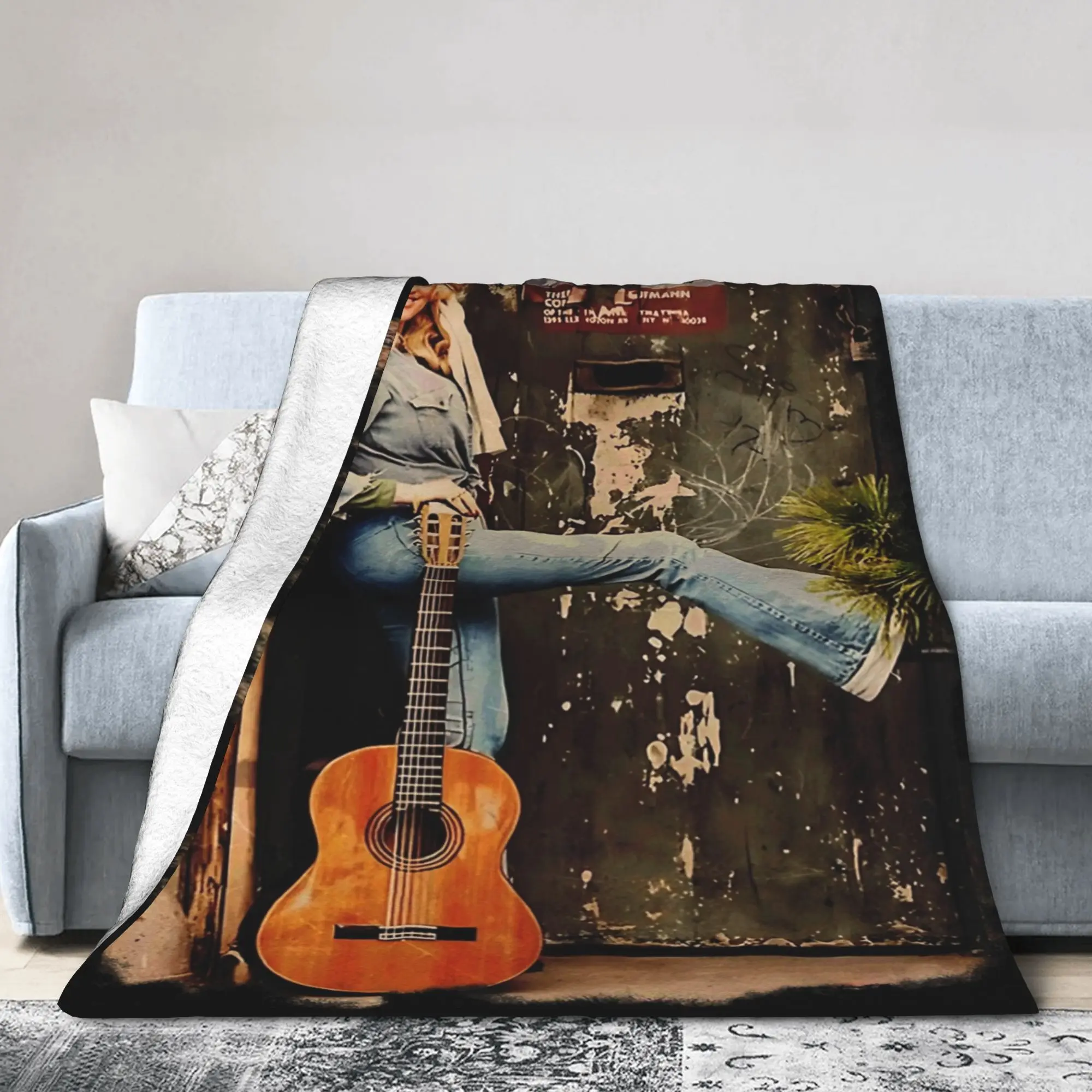 Dolly Parton retro  Flannel Blankets  Funny Throw Blanket for Home Hotel Sofa  125*100cm Quilt